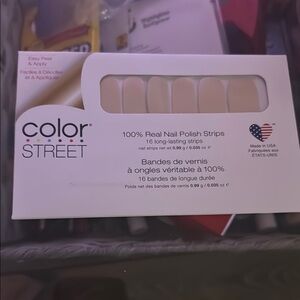 Color Street Cream Nail Strips Toffee Nut